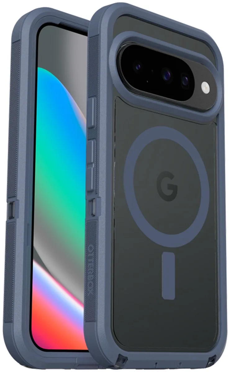 Defender Pro XT Hoesje Geschikt voor Google Pixel 10/10 Pro - Back Cover PixelSnap - Compatibel met MagSafe & Qi2 - Beschermhoes Transparant von OtterBox in Blau – Produktfoto
