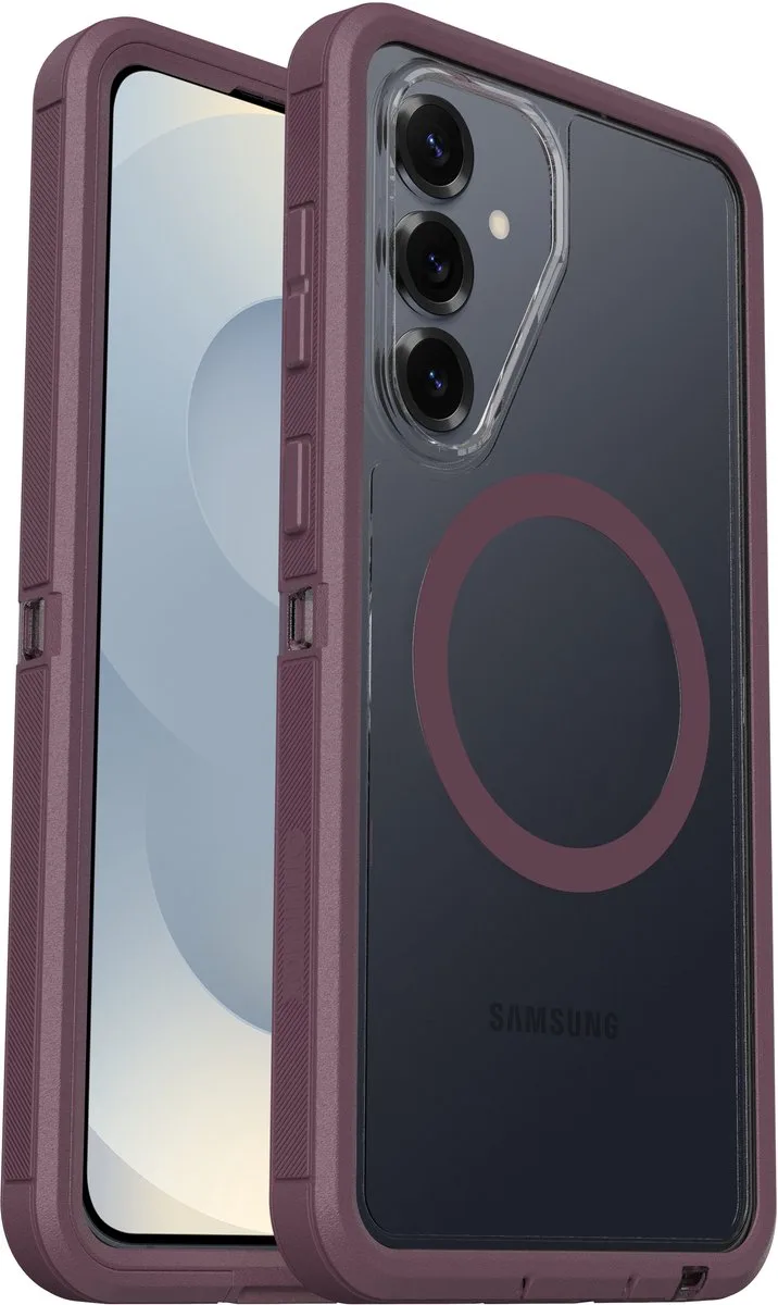 Defender Pro XT Hoesje Geschikt voor Samsung Galaxy S26 Plus - Back Cover Compatibel met MagSafe & Qi2 - Beschermhoes Transparant van OtterBox in Paars – productfoto