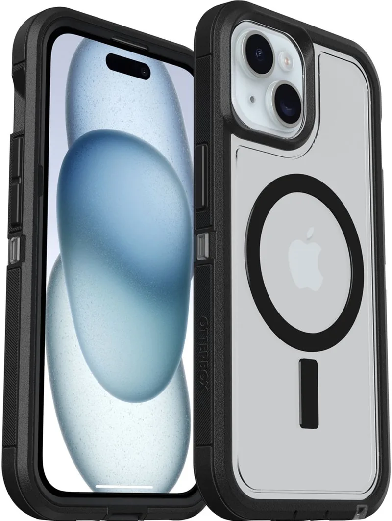 Defender XT Case - Apple iPhone 16e/15/14/13 - Transparant by OtterBox in Black – product photo