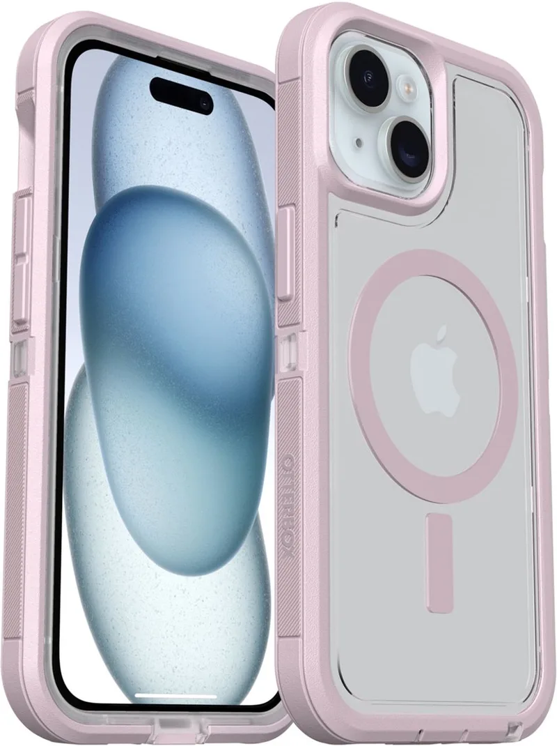 Defender XT Hoesje Geschikt voor Apple iPhone 17e/16e/15/14/13 - Back Cover Compatibel met MagSafe / Qi2 - Transparant från OtterBox i Lila – produktbild