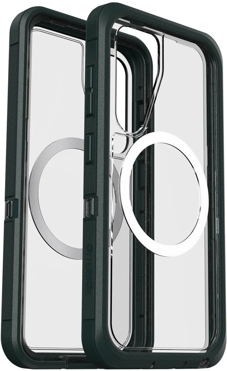 Defender XT Hoesje Geschikt voor Samsung Galaxy S25 - Back Cover Compatibel met MagSafe / Qi2 från OtterBox i Grön – produktbild