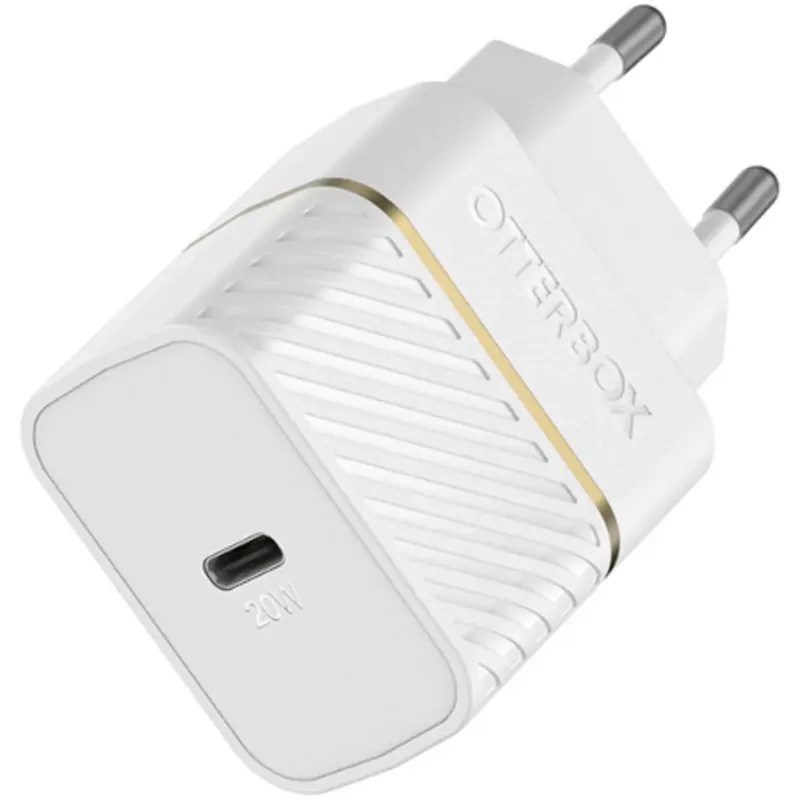 EU Wall Charger 20W USB Ladegerät 20 W 1x USB-C® Weiß Innenbereich fra OtterBox – produktbillede