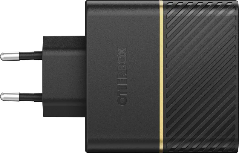 EU Wall Charger 50W - USB-C 30W + USB-C 20W by OtterBox in Black – product photo