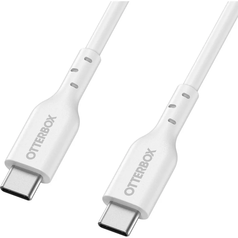 Fast Charge Cable USB-kabel USB 2.0 2 m USB C 0,48 Gbit/s 60 W by OtterBox in White – product photo