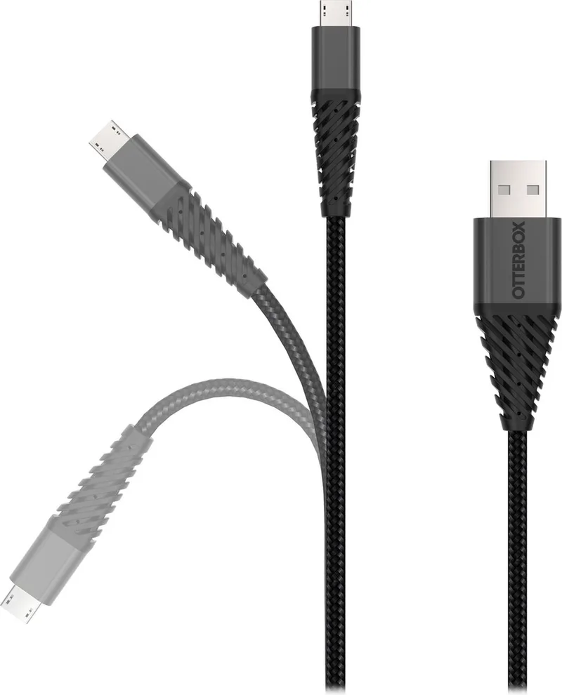 Micro-USB Kabel 2 Meter by OtterBox in Black – product photo