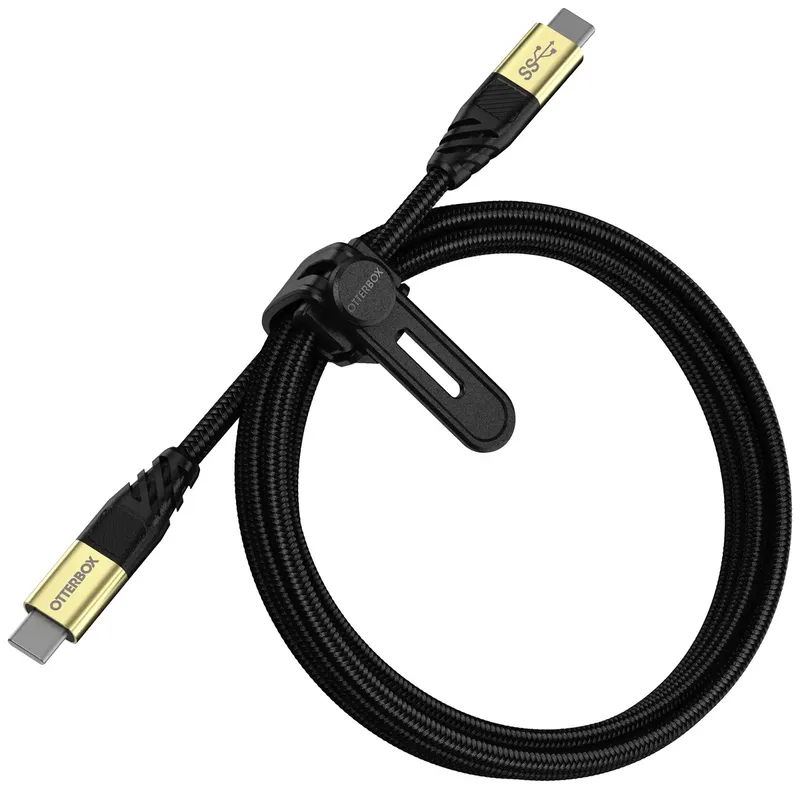 Mobiele telefoon Kabel [1x USB-C - 1x USB-C] 1.80 m USB-C Met snellaadfunctie de OtterBox en Noir – photo produit