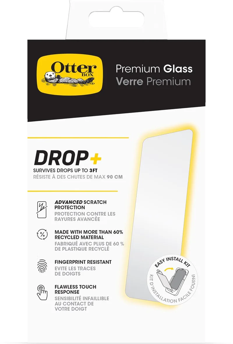 Premium Glass Apple iPhone 16 Screen Protector Tempered Glass von OtterBox – Produktfoto