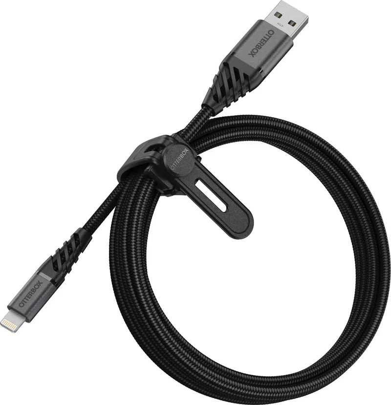 Premium USB naar Apple Lightning kabel - 2M by OtterBox in Black – product photo