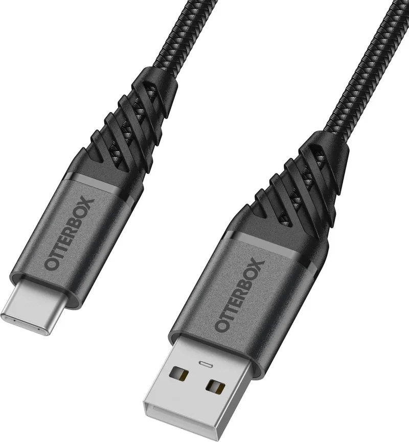 Premium USB naar USB-C Kabel- 1M by OtterBox in Black – product photo