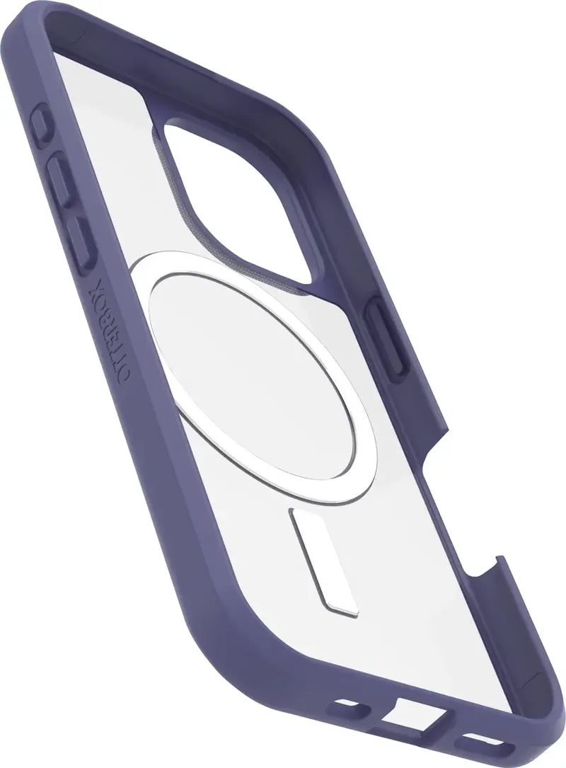 React Backcover Apple iPhone 16 Lila, Transparant Inductieve lading, MagSafe compatible by OtterBox in Purple, Transparent – product photo