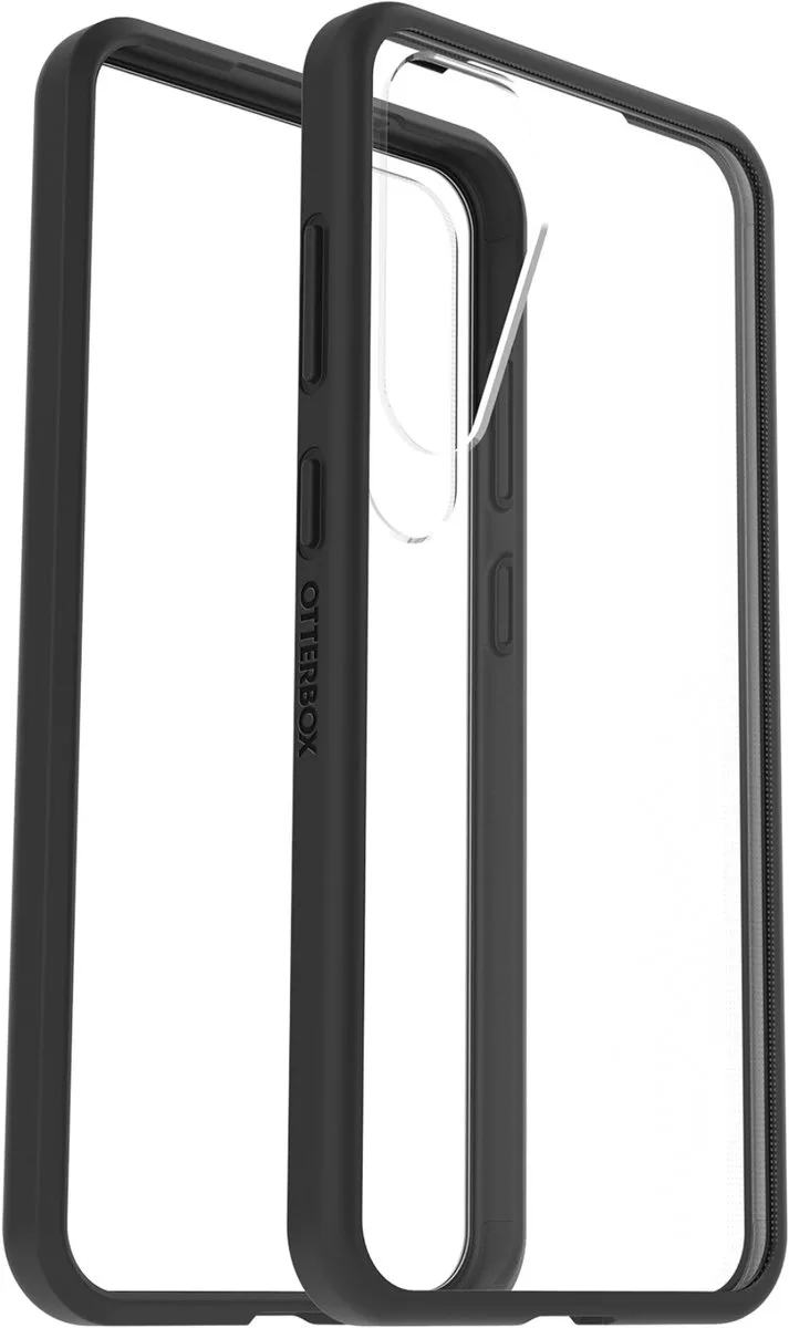 React Hoesje Geschikt voor Samsung Galaxy S25 Plus | Back Cover Zwart van OtterBox in Zwart & Transparant – productfoto