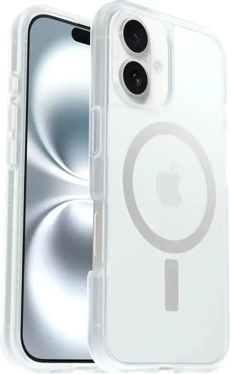 React MagSafe Case Apple iPhone 16 Clear van OtterBox in Transparant – productfoto