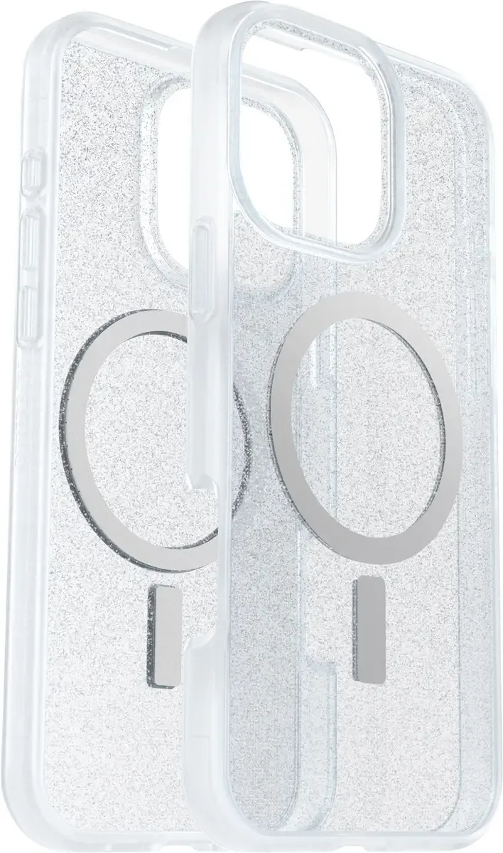 React MagSafe Case Apple iPhone 16 Pro Max Inductieve lading, MagSafe compatible, Stootbestendig by OtterBox in Stardust Silver – product photo