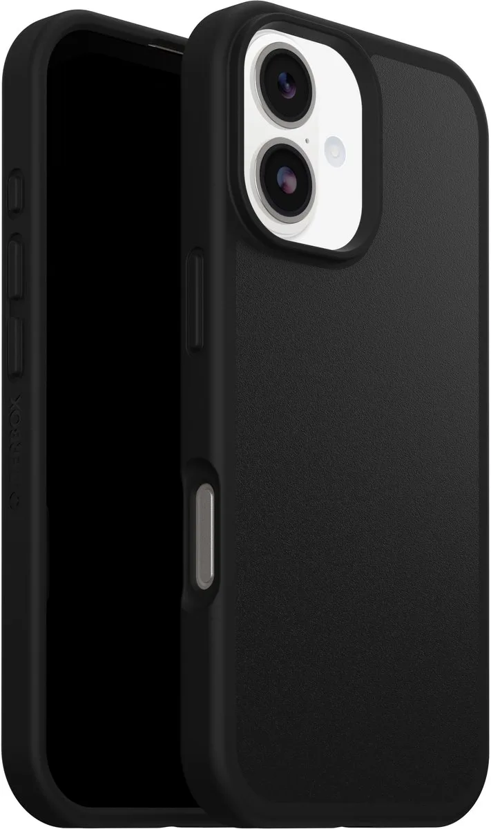 React MagSafe - Telefoon hoesje - Geschikt voor iPhone 17 - Zwart/Transparant van OtterBox in Zwart – productfoto
