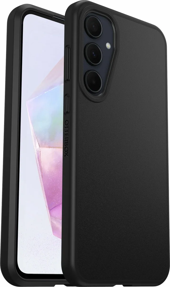 React Series voor Galaxy A35 5G, Black von OtterBox in Schwarz – Produktfoto
