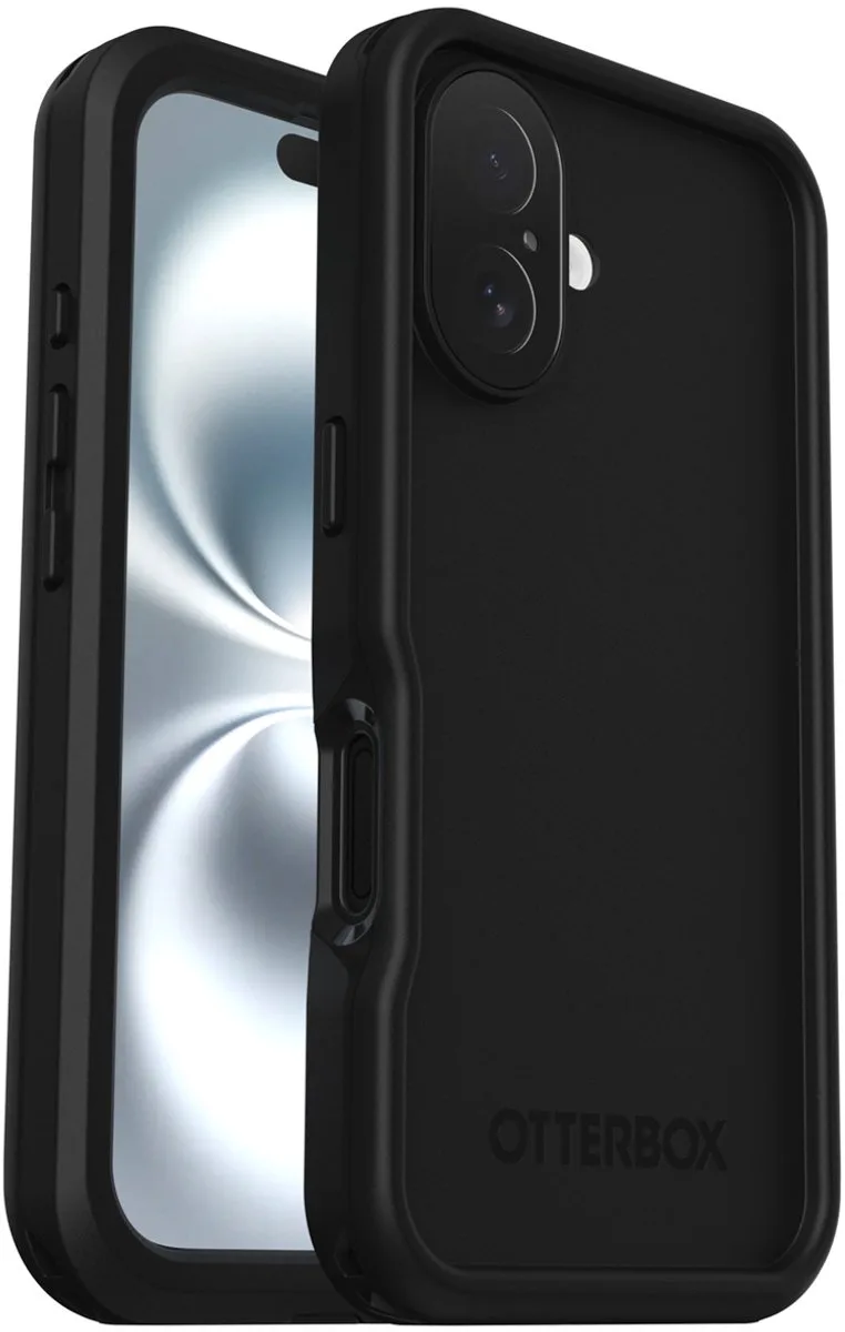 Rugged Case hoesje geschikt voor iPhone 16 - Kunststof by OtterBox in Black – product photo