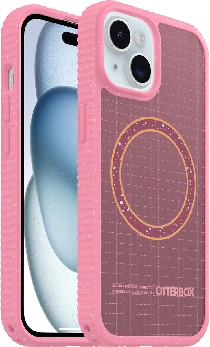 Sole Series Hoesje Geschikt voor Apple iPhone 17e/16e/15/14/13 | Back Cover | Compatibel met MagSafe | Met Draaglus | Gerecycled | Xtra Hot von OtterBox in Rosa – Produktfoto