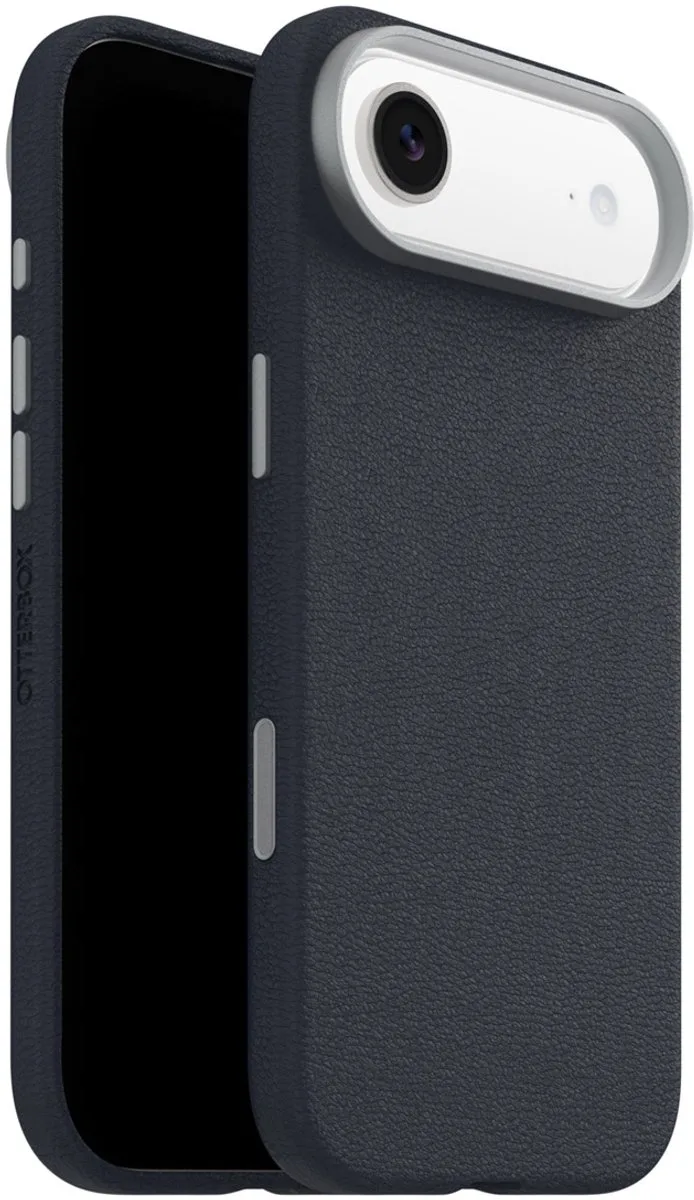Symmetry Cactus - Geschikt voor iPhone 17 Air - Leren Backcover Magsafe - Riverside de OtterBox en Bleu – photo produit
