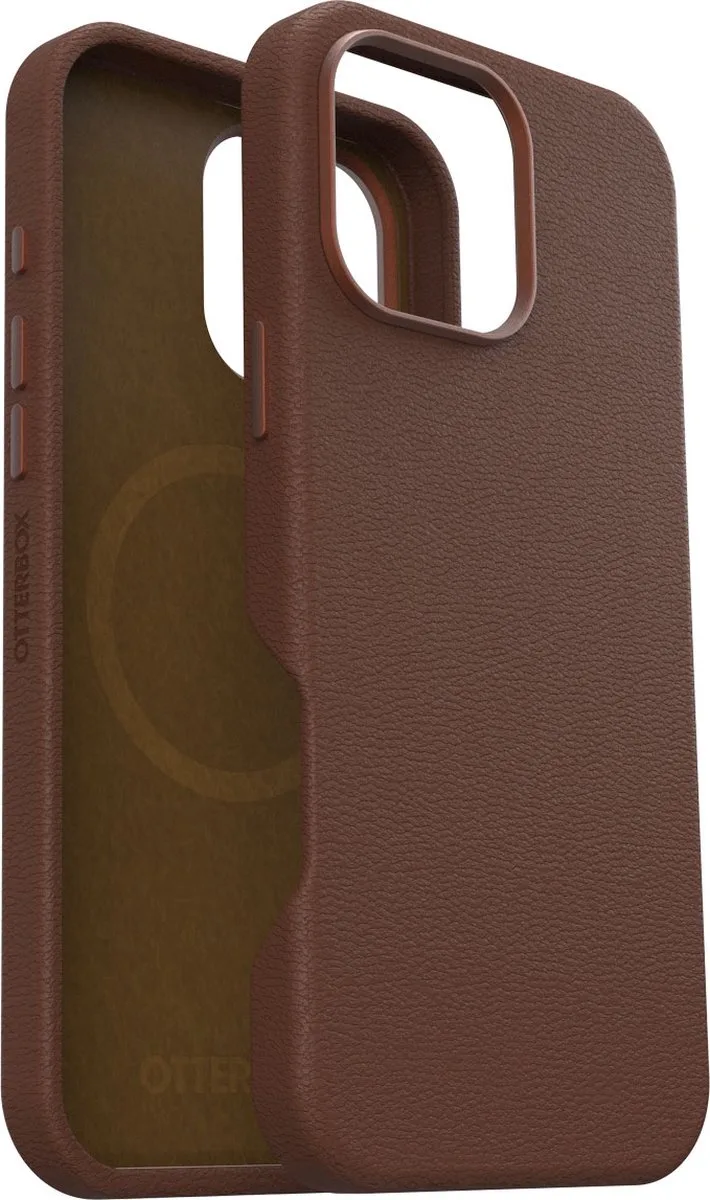 Symmetry Cactus Leather Case Apple iPhone 16 Pro Max Rich Adobe by OtterBox in Brown – product photo