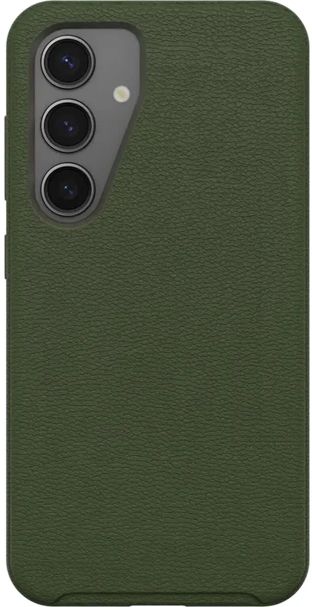 Symmetry Cactus Leer Hoesje Geschikt voor Samsung Galaxy S25 Plus - Back Cover från OtterBox i Grön – produktbild