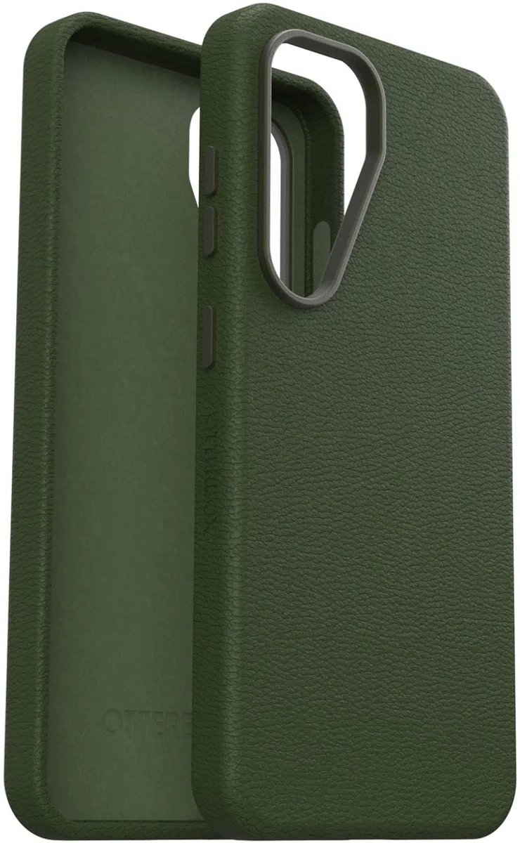 Symmetry Cactus Leer Samsung Galaxy S25 Hoesje Back Cover by OtterBox in Green – product photo