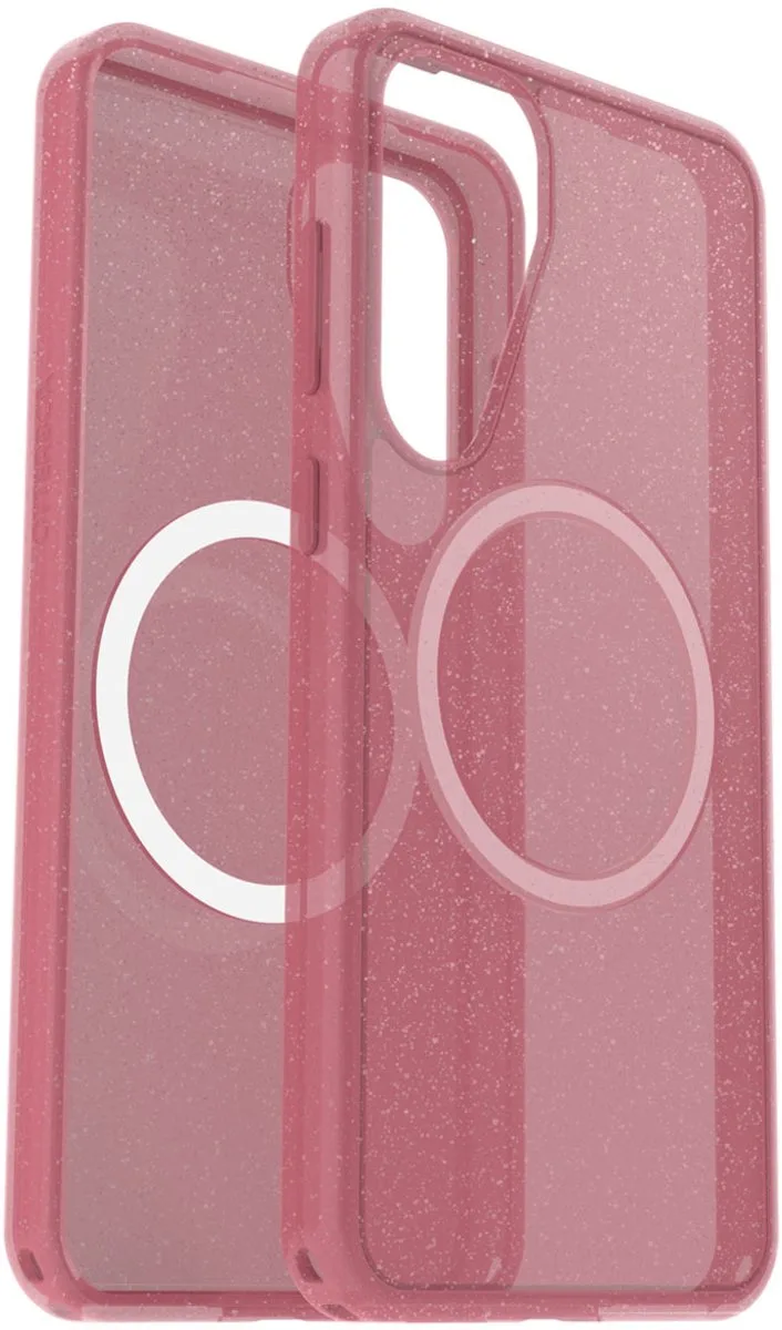Symmetry Clear Backcover geschikt voor MagSafe geschikt voor Samsung Galaxy S25 Plus - Thimbleberry de OtterBox en Rose – photo produit