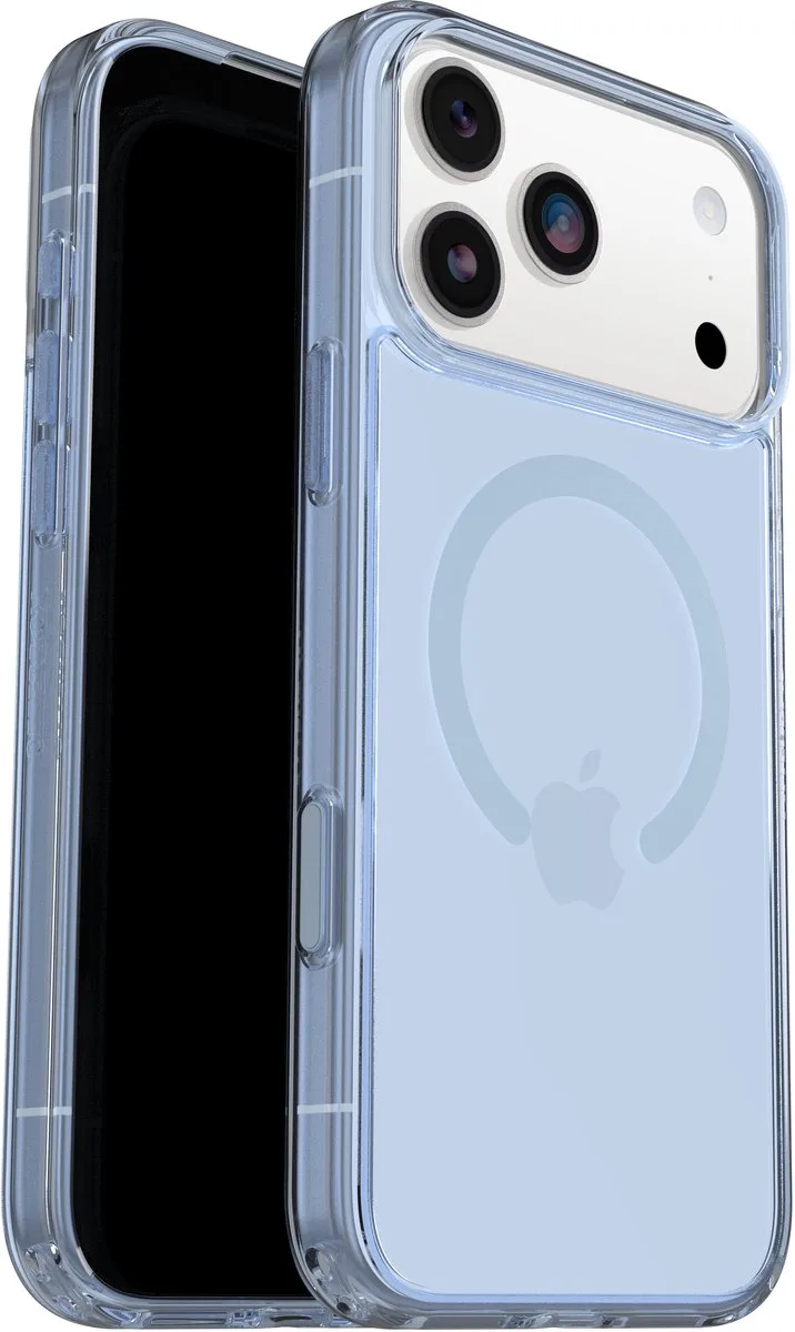 Symmetry Clear MagSafe - Geschikt voor iPhone 17 Pro Max fra OtterBox i Blå – produktbillede