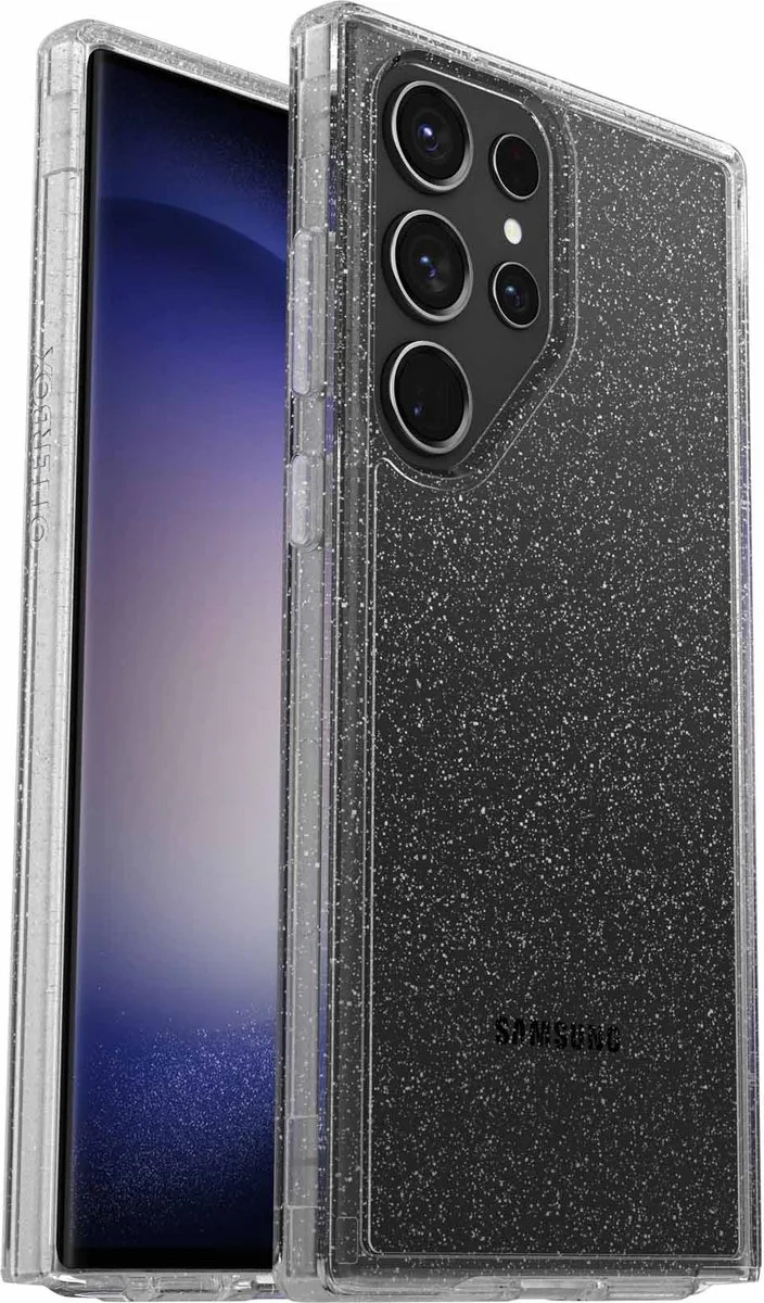 Symmetry hoesje - Geschikt voor de Samsung Galaxy S23 Ultra - Glitter by OtterBox in Transparent, Glitter – product photo