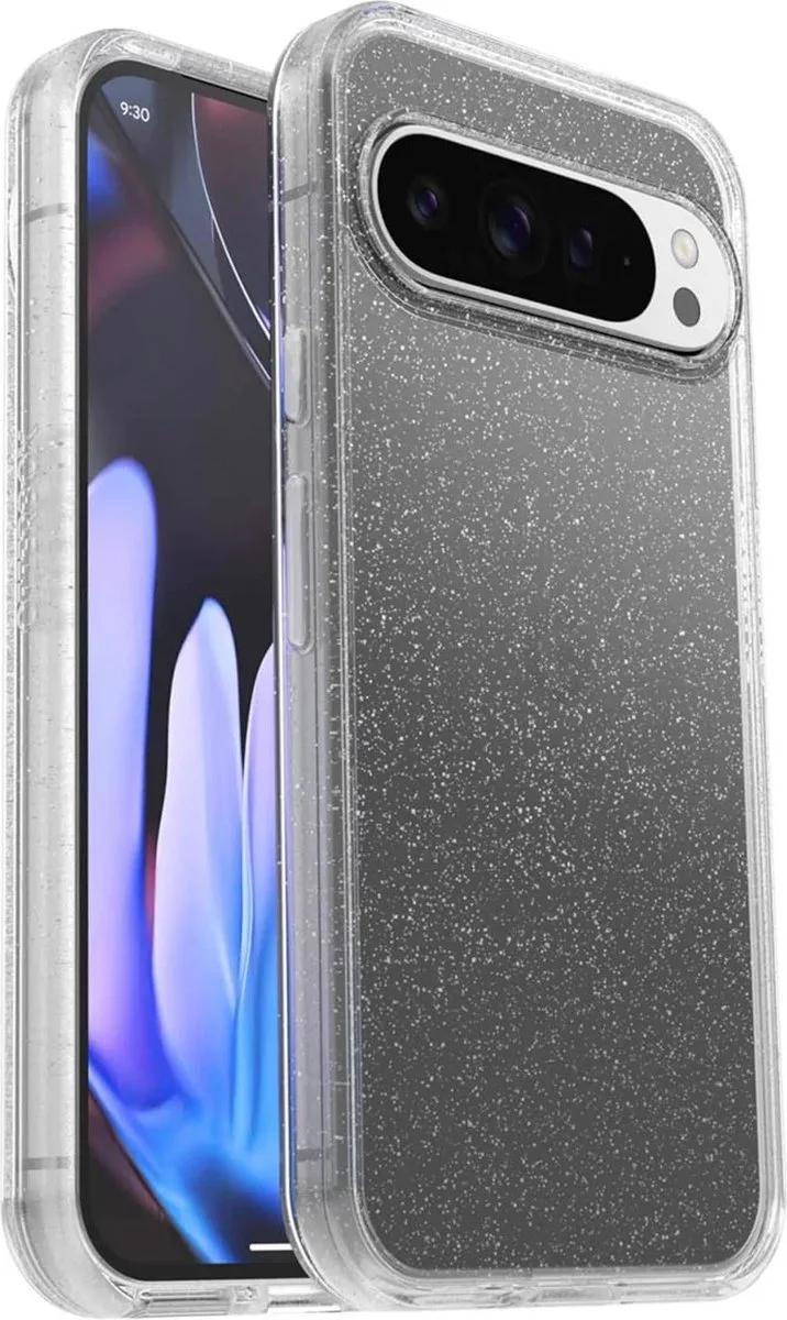 Symmetry Hoesje Geschikt voor Google Pixel 9 Pro XL | Back Cover Glitter från OtterBox i Transparent – produktbild