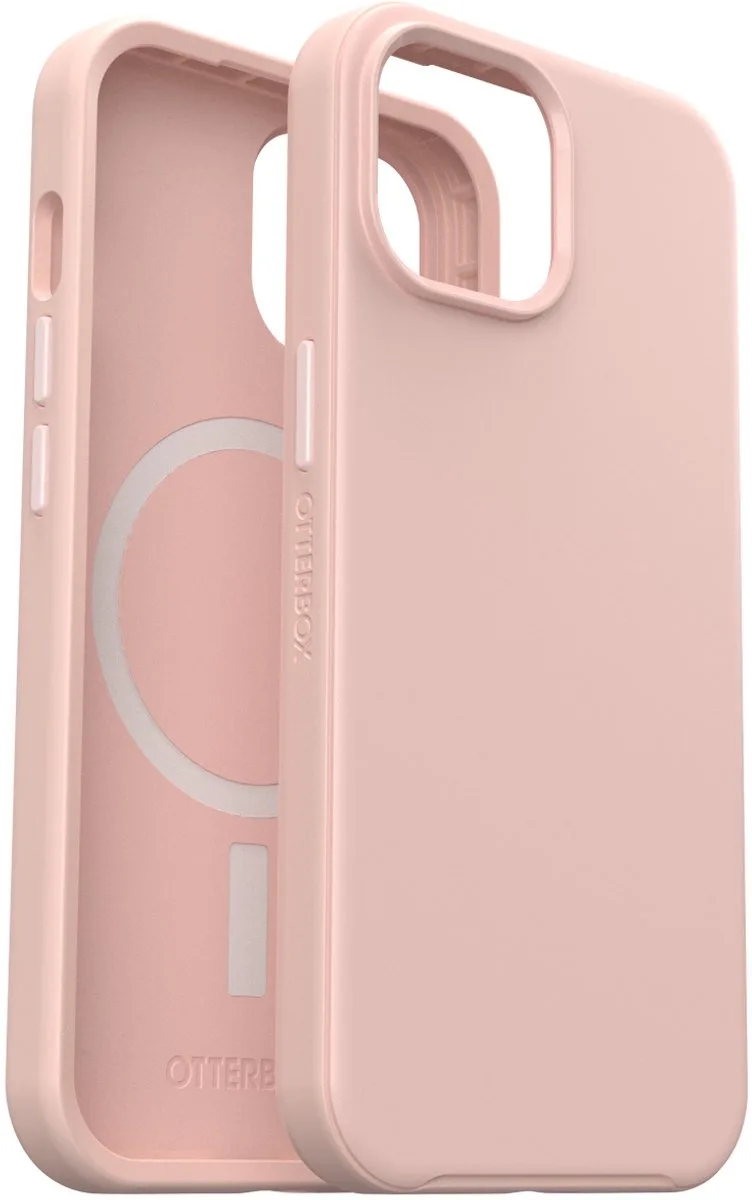 Symmetry MagSafe Case - Geschikt voor Apple iPhone 15 Hoesje - Roze från OtterBox i Lichtroze – produktbild