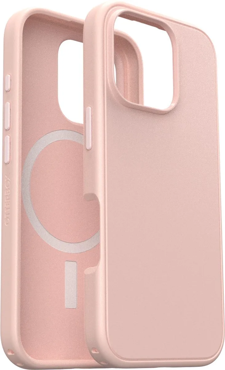 Symmetry MagSafe geschikt voor iPhone 16 hoesje de OtterBox en Rose – photo produit