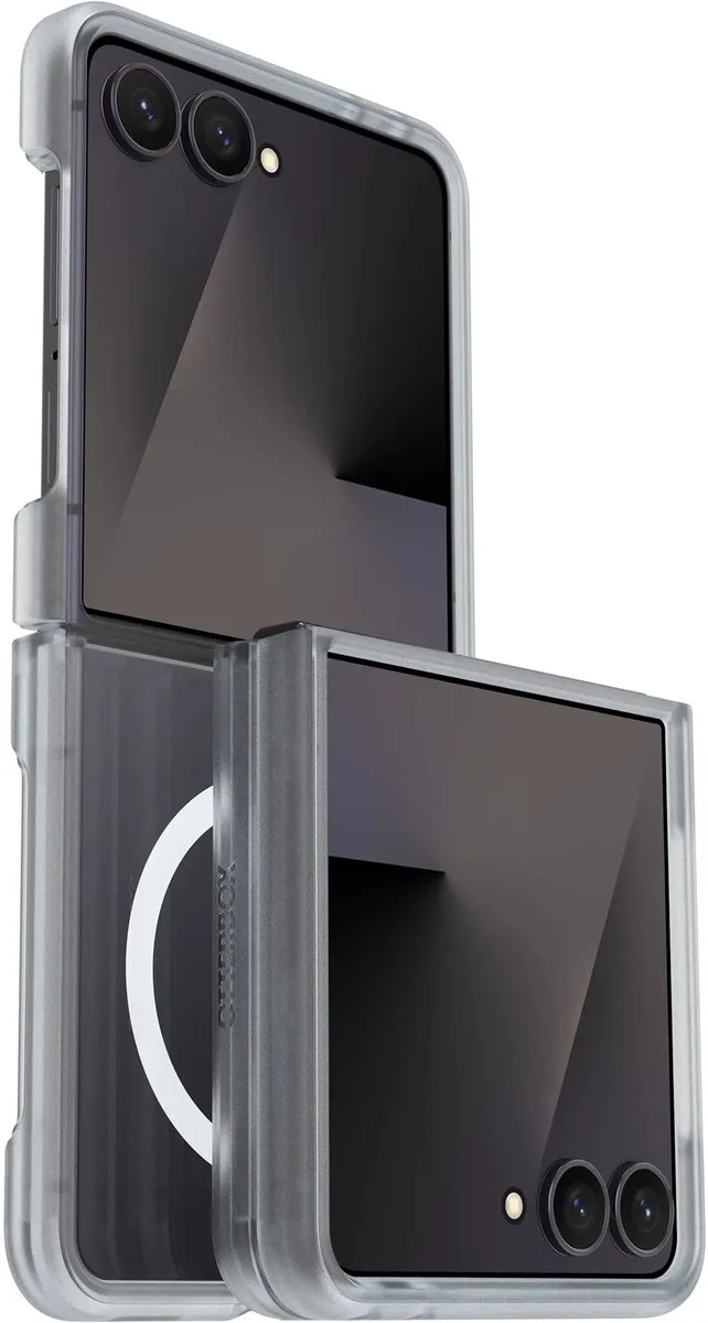 Thin Flex - Samsung Galaxy Z Flip 8 Hoesje - Back Cover Compatibel met MagSafe - Zwart fra OtterBox i Gennemsigtig – produktbillede