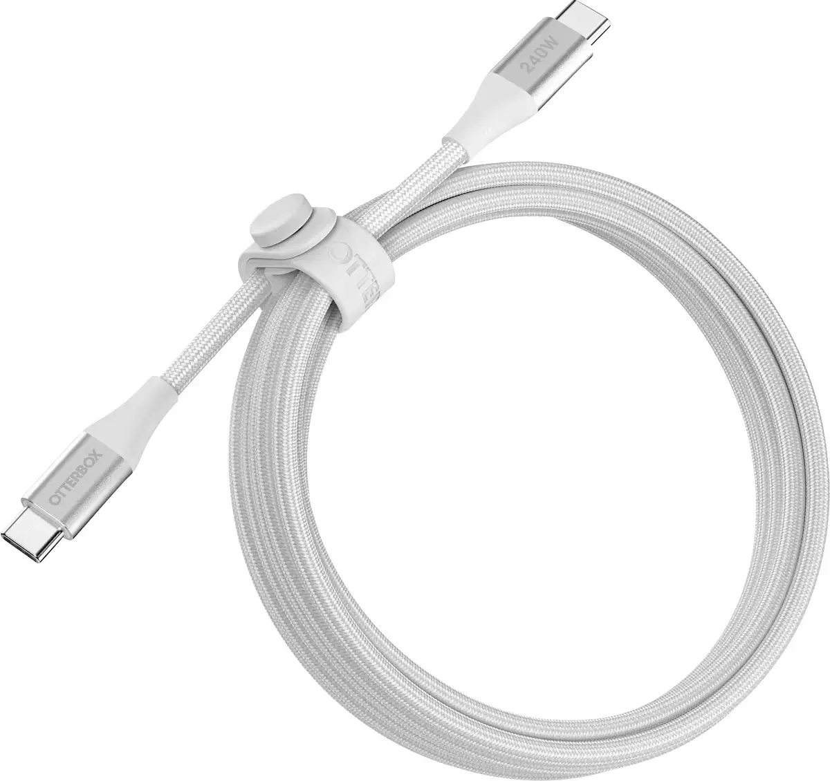 USB-C auf USB-C-Kabel Extended Power 240W Weiß de OtterBox – photo produit