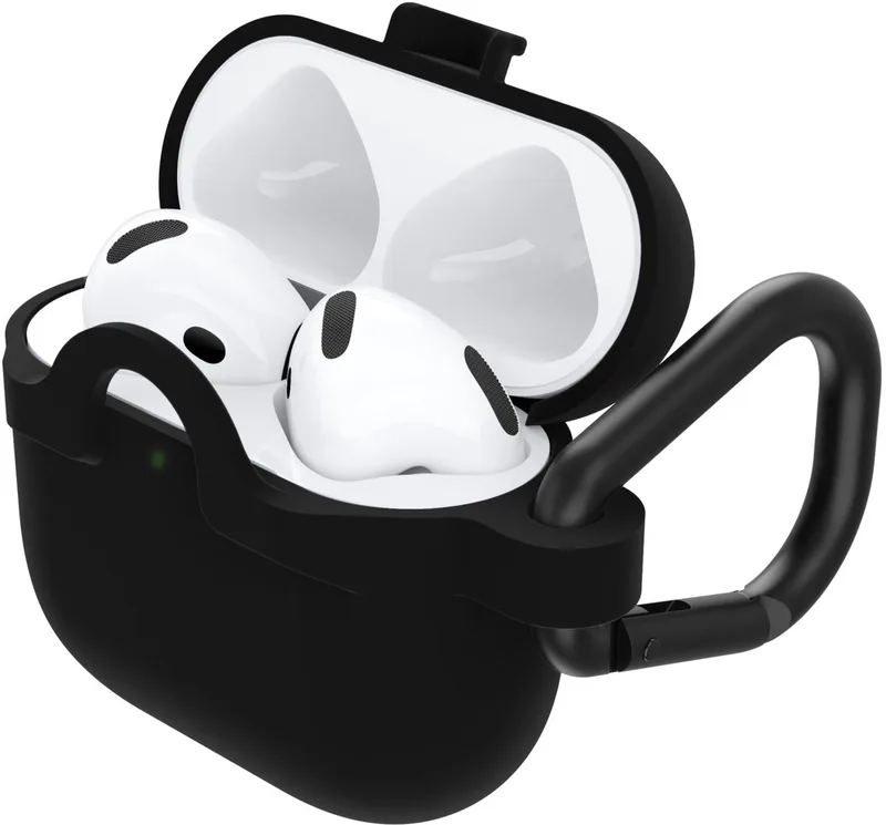 voor Apple AirPods 4th gen Case, Black Crystal by OtterBox in Black – product photo
