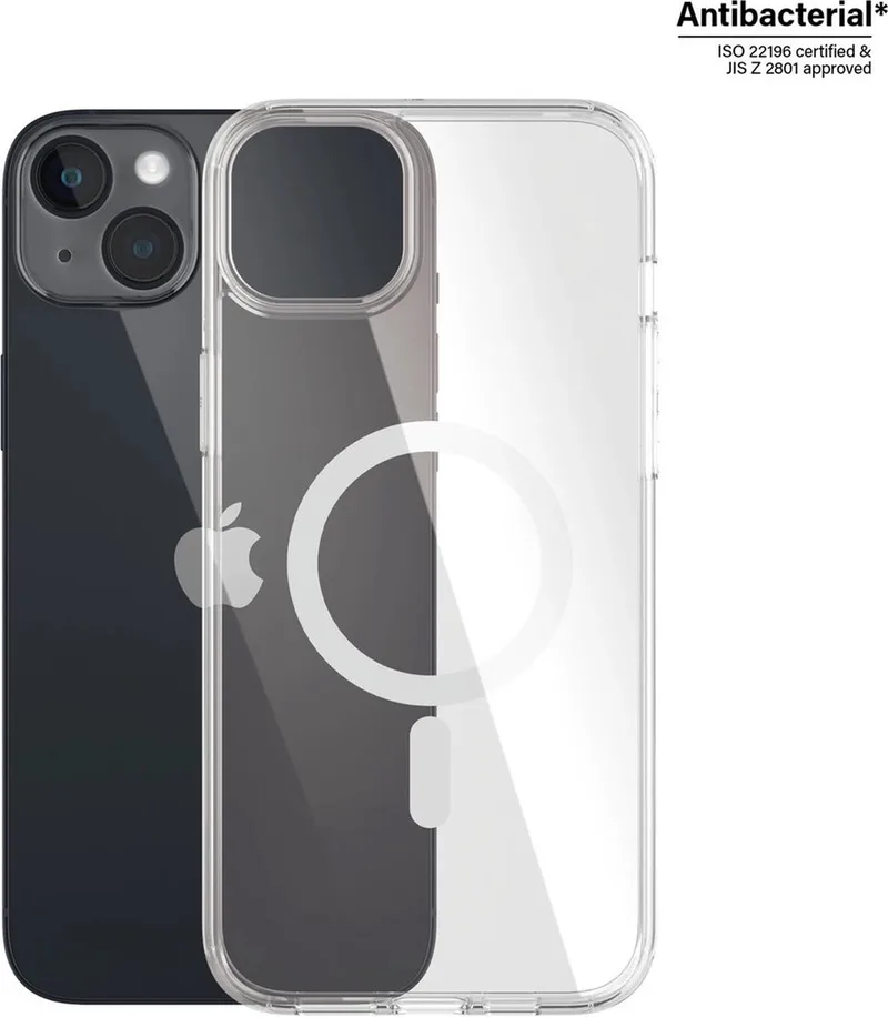 Apple iPhone 14 Plus MagSafe HardCase Clear van PanzerGlass in Transparant – productfoto