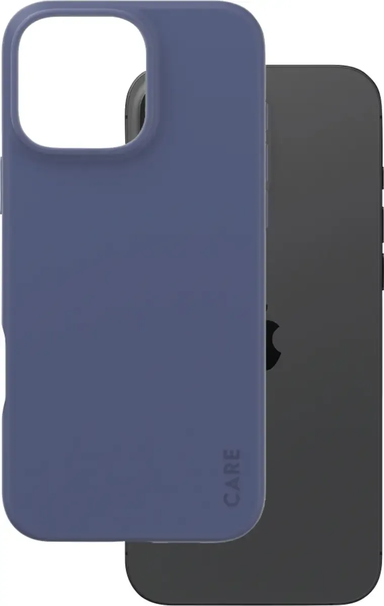 CARE by ® Fashionable Backcover Apple iPhone 16 Pro Max Inductieve lading från PanzerGlass i Blå – produktbild