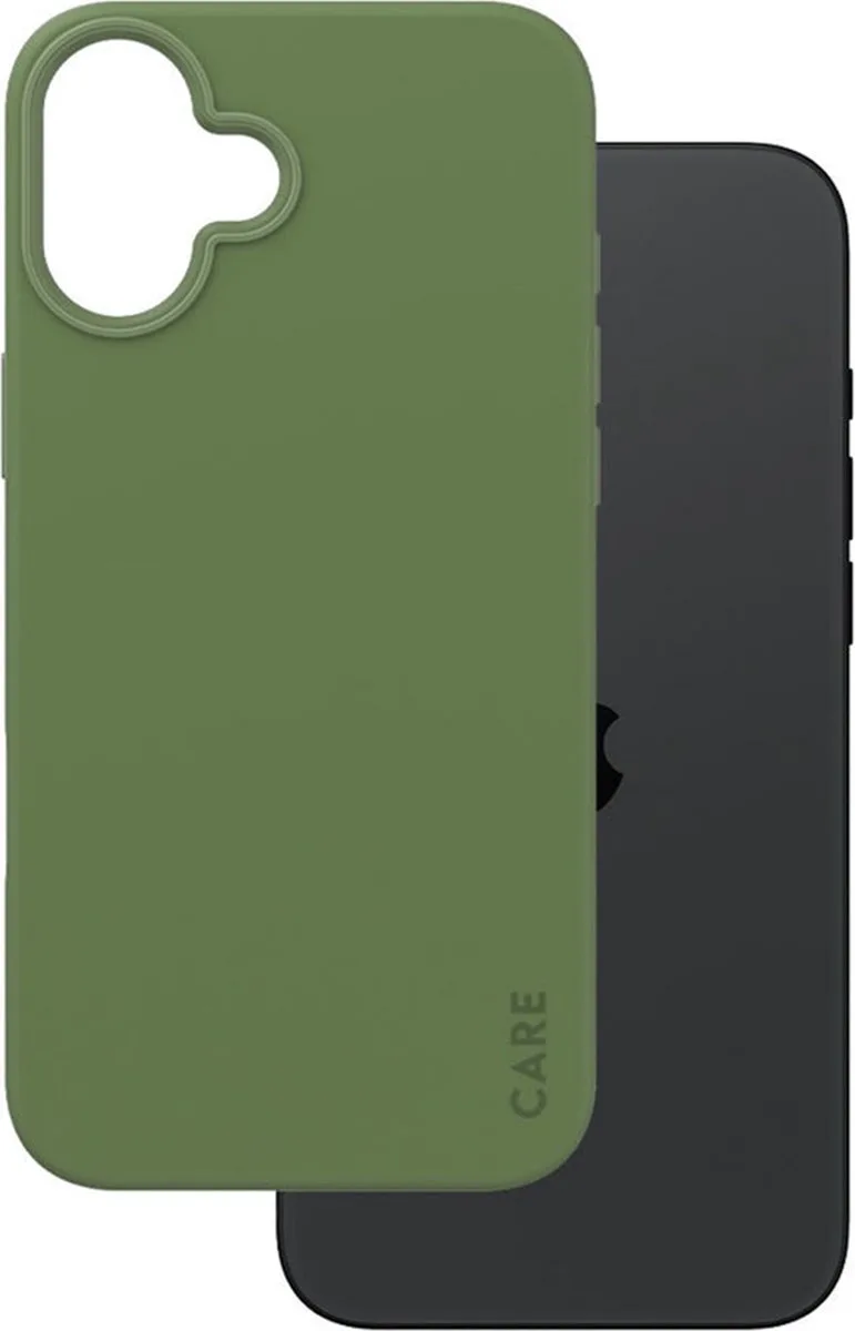 CARE by PanzerGlass Fashion Backcover geschikt voor MagSafe geschikt voor iPhone 16 Plus - Green från PanzerGlass i Grön – produktbild