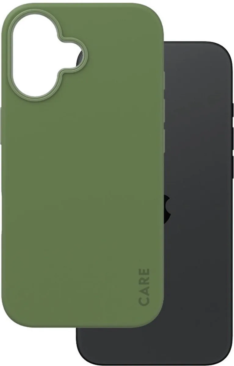 CARE by PanzerGlass Fashionable Case - w. MagSafe iPhone 16 från PanzerGlass i Grön – produktbild