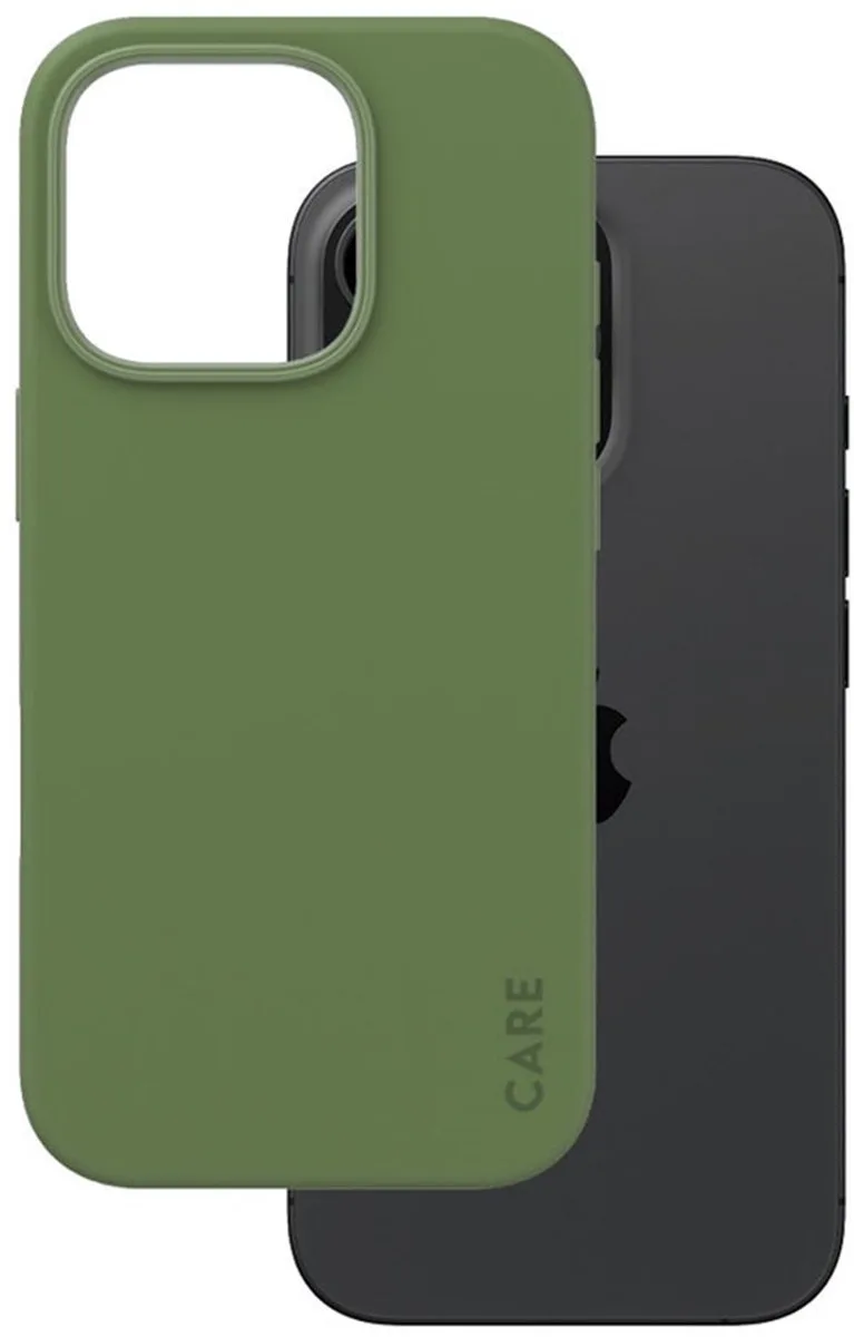CARE by PanzerGlass Fashionable Case - w. MagSafe iPhone 16 Pro från PanzerGlass i Grön – produktbild