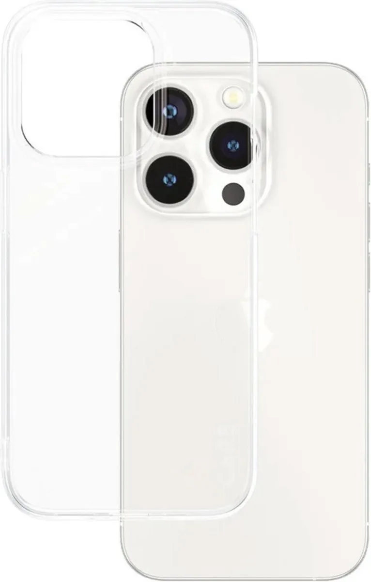 CARE by PanzerGlass Fashionable Case - X-Ray Soft Basic iPhone 15 Pro van PanzerGlass in Transparant – productfoto