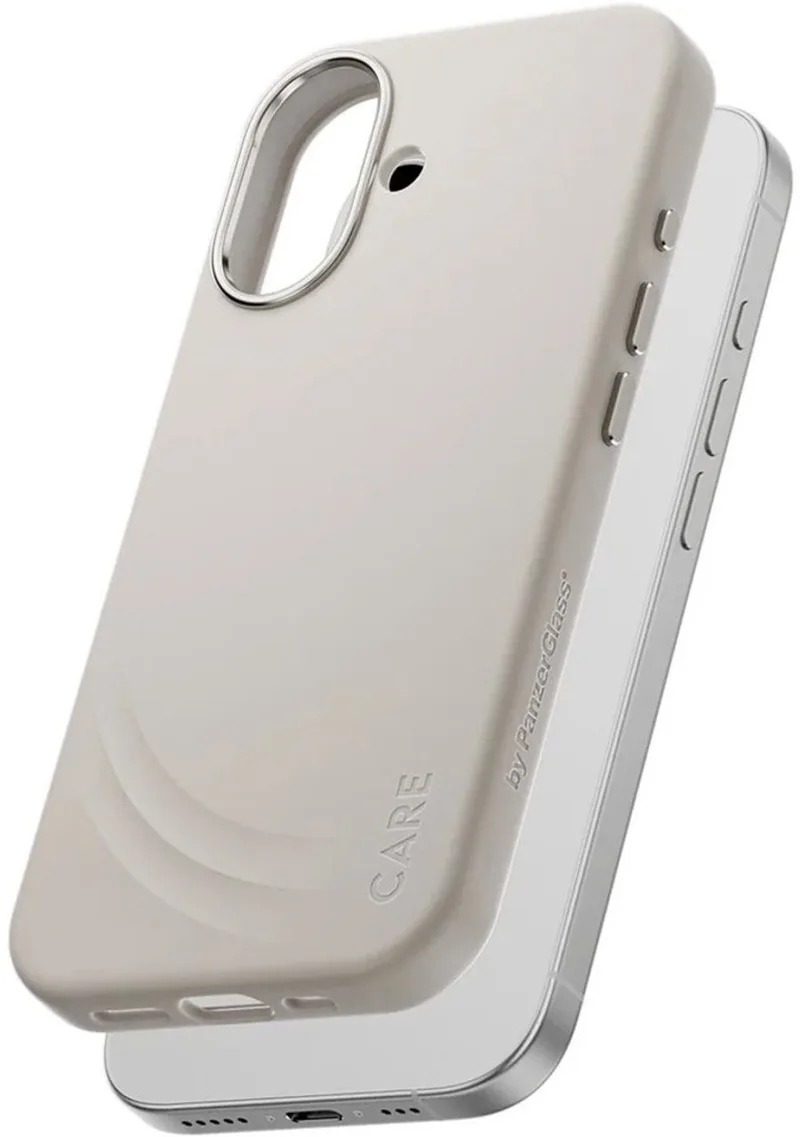 CARE by PanzerGlass Feature FLOW MagSafe Case iPhone 17 Vanilla by PanzerGlass in Beige – product photo