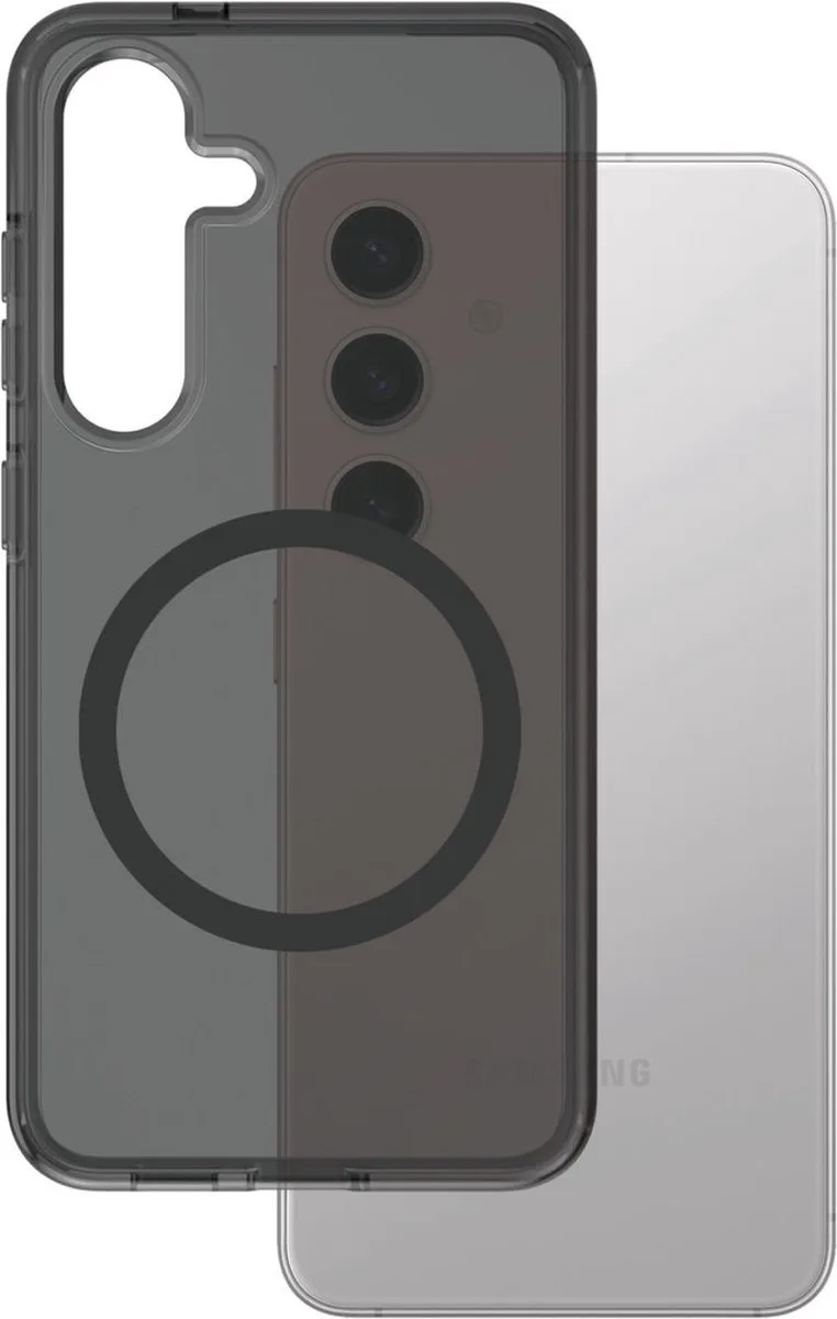 CARE by PanzerGlass Flagship Case Smokey Urban Combat w. - QI Module Samsung S25 Plus van PanzerGlass in Zwart – productfoto