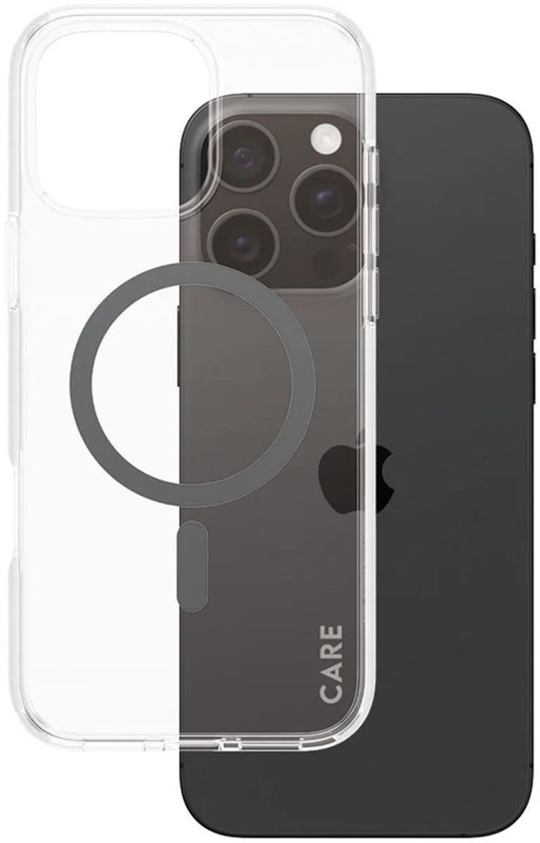 CARE by PanzerGlass Flagship Case - Transparant Urban Combat w. - MagSafe iPhone 16 Pro Max fra PanzerGlass i Sort – produktbillede
