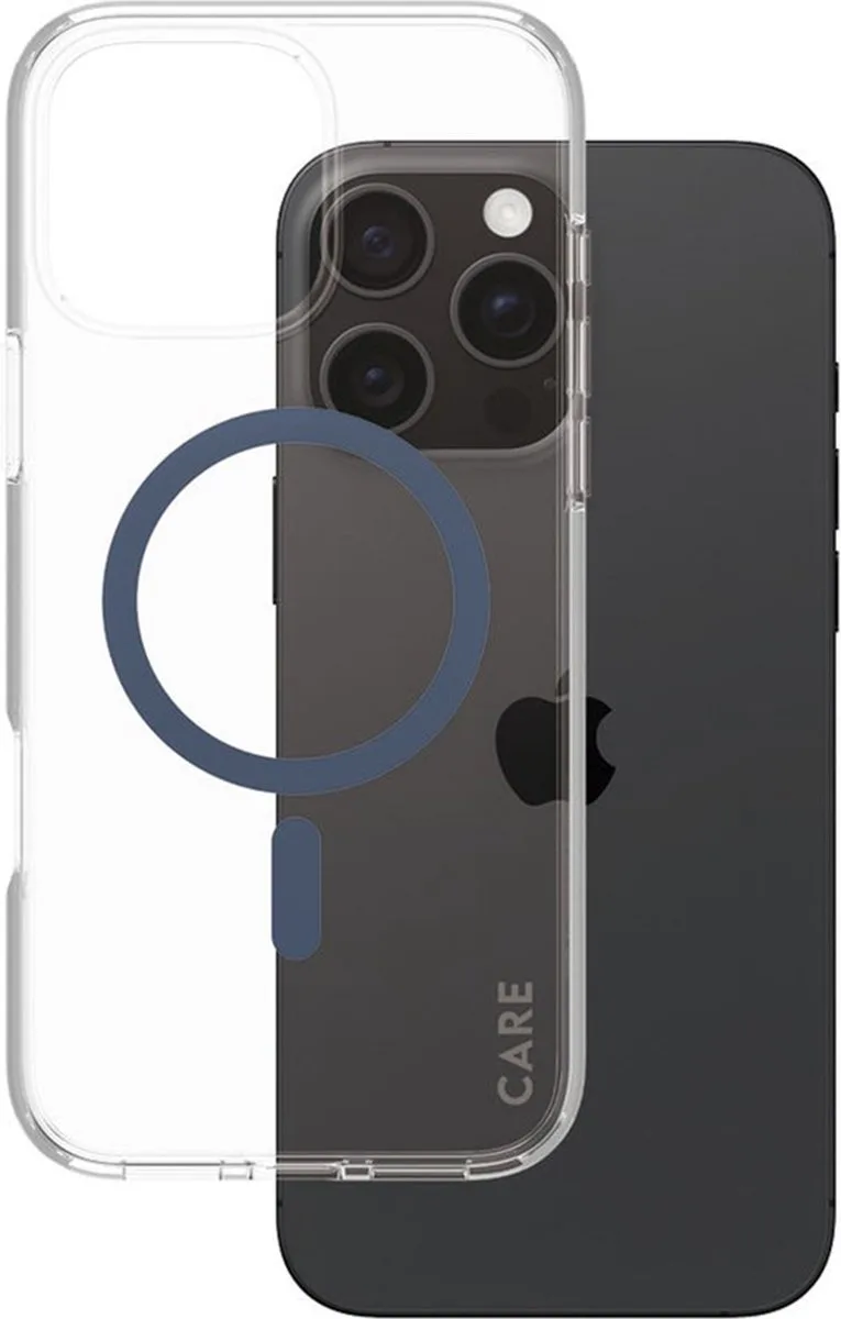 CARE by PanzerGlass Flagship Case - Urban Combat w. - Blauw MagSafe iPhone 16 Pro Max by PanzerGlass in Transparent – product photo
