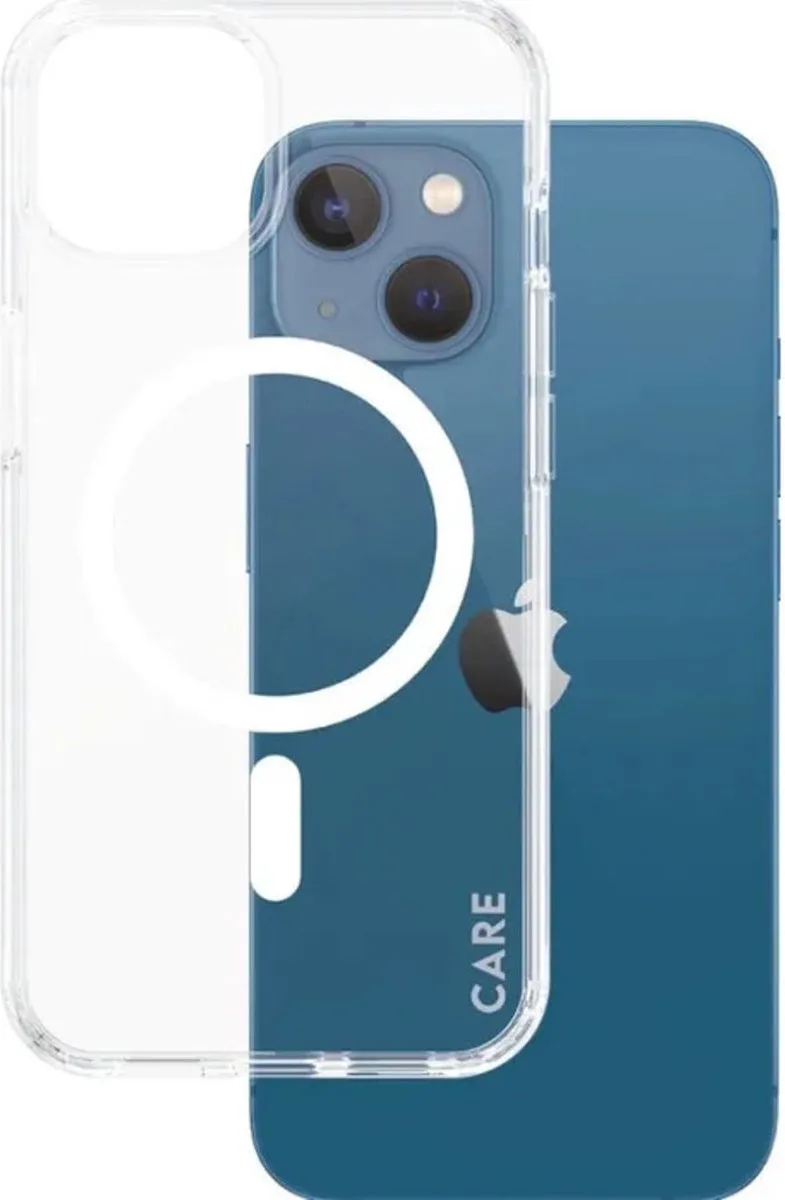 CARE by PanzerGlass Flagship Case - Urban Combat w. - Wit MagSafe iPhone 14/13 de PanzerGlass en Transparent – photo produit