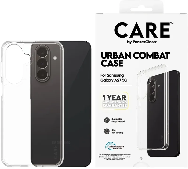 CARE by PanzerGlass Urban Combat Case - Samsung Galaxy A27 5G fra PanzerGlass i Gennemsigtig – produktbillede