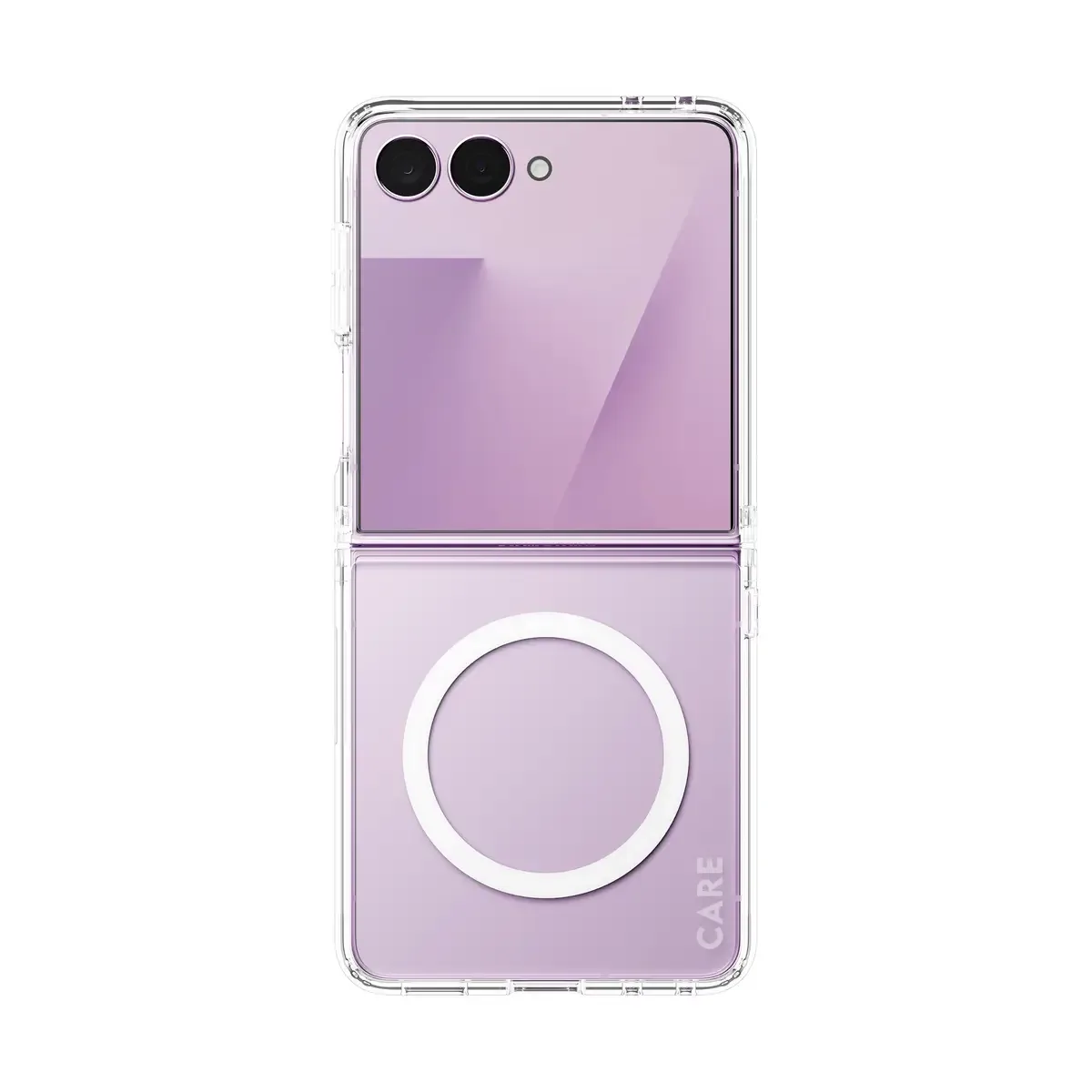 CARE Urban Backcover Samsung Galaxy Z Flip 8, Galaxy Z Flip 7 Transparent Induktives Laden CR53256 by PanzerGlass – product photo
