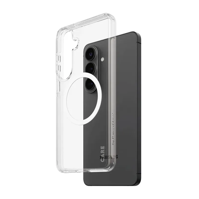CARE Urban Explorer Backcover Samsung Galaxy S26+ Transparent Induktives Laden CR70254 de PanzerGlass – photo produit