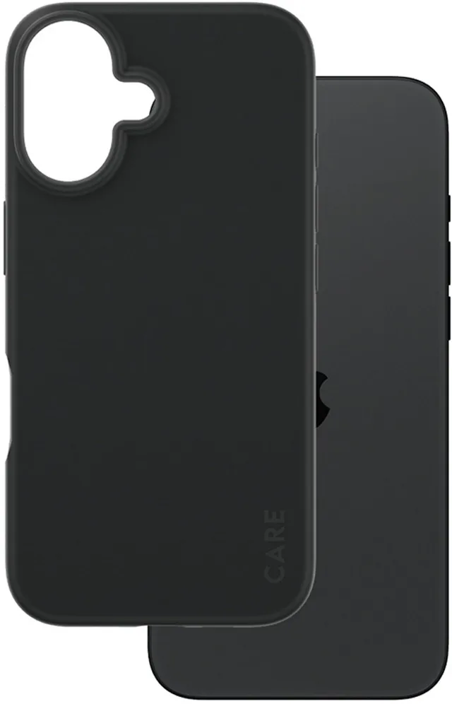 CARE™ by ® Case Black iPhone 16 mobiele telefoon behuizingen Hoes