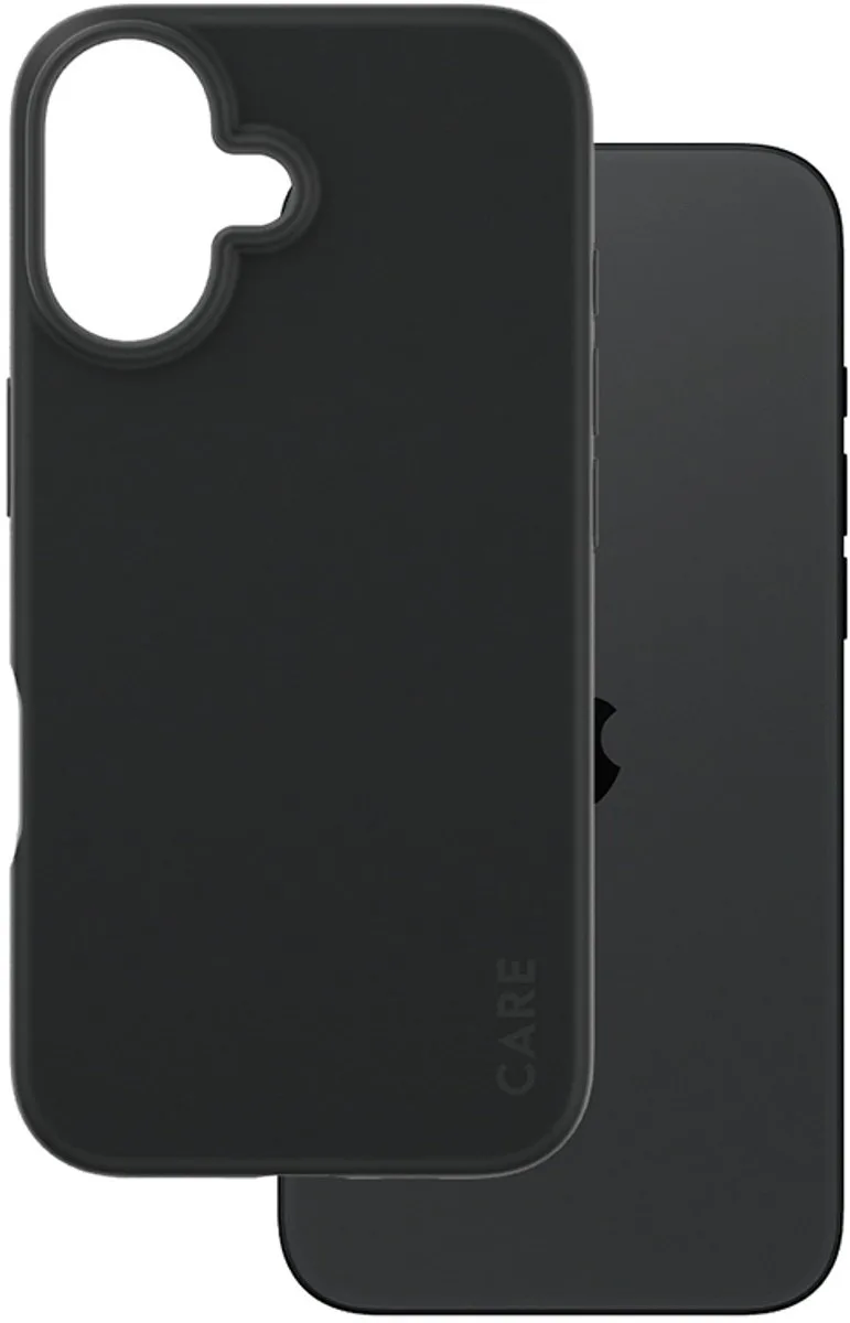 CARE™ by ® Case Black iPhone 16 mobiele telefoon behuizingen Hoes by PanzerGlass in Black – product photo